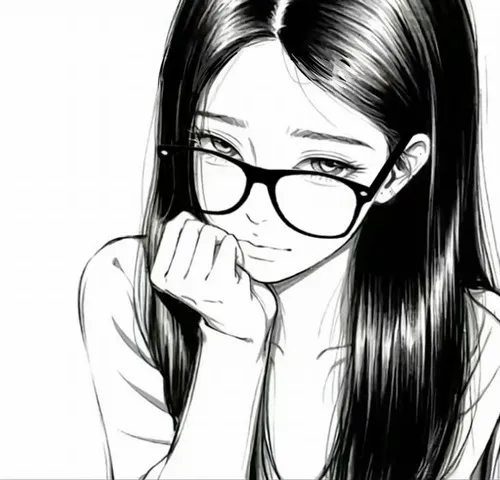 Avatar dễ thương hình đại diện phong cách manga tô lớp bóng