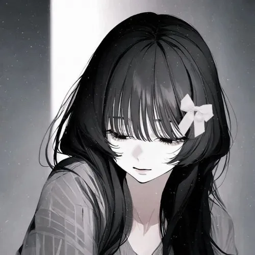 Hình đại diện ngầu avatar nữ tóc bay nhẹ