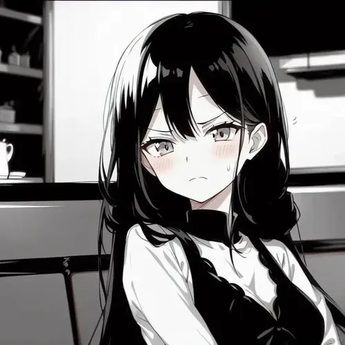 Ảnh hiển thị hình đại diện phong cách manga mang biểu cảm nhẹ