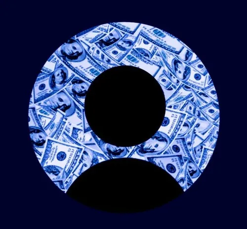 Ảnh avatar avatar mặc định chế kèm icon chế bật tông.