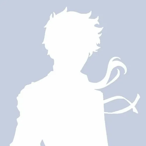 Ảnh avatar Facebook avatar mặc định nam có tông màu xám lạnh tối giản.