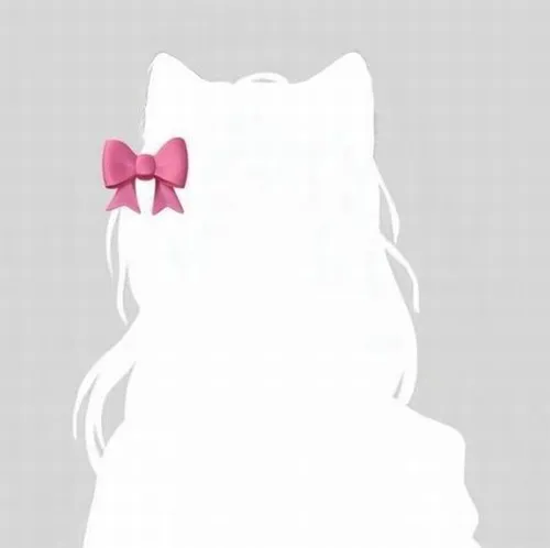 Hình avatar cute phụ nữ giữ có nơ giữ giao diện gọn chuẩn hệ thống.