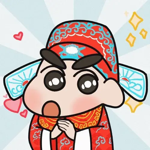 Hình đại diện ngầu avatar shin cậu bé bút chì ngầu lạnh trong trang phục áo phông đỏ