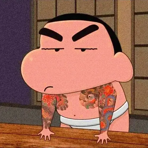 Gợi ý avatar Shin xăm mình đơn giản nhưng cực dễ thương cho ảnh đại diện mỗi ngày