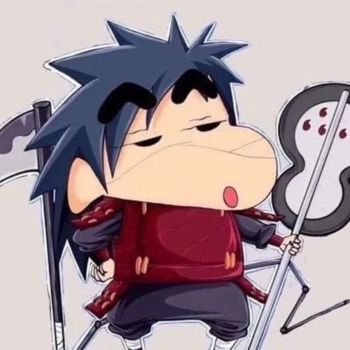 Avatar Instagram avatar shin cậu bé bút chì lạnh lùng qua tạo hình đơn giản