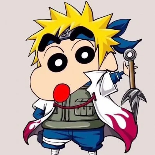Ảnh hiển thị hình Shin cartoon dễ thương nhờ độ nét mượt