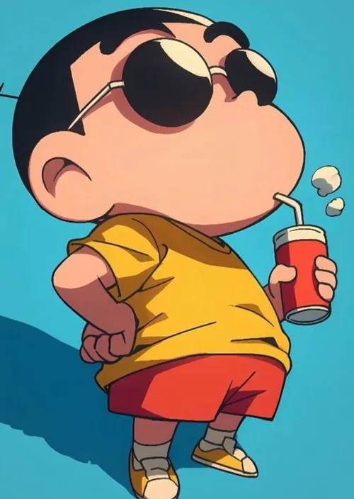 Hình đại diện Zalo ảnh đại diện Shin hài mếu cười trong lớp học