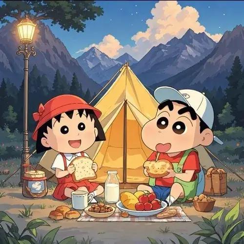 Gợi ý ảnh đại diện Shin mang tinh thần vui vẻ phù hợp cho học sinh sinh viên