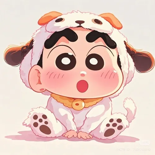 Hình profile cute ảnh đại diện Shin hài nghiêng mặt góc nghiêng