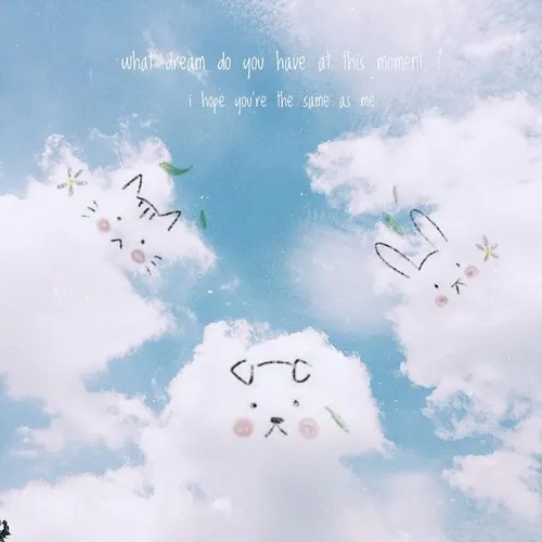 Avatar dễ thương bầu trời xanh pastel, nhìn thôi đã thấy thương