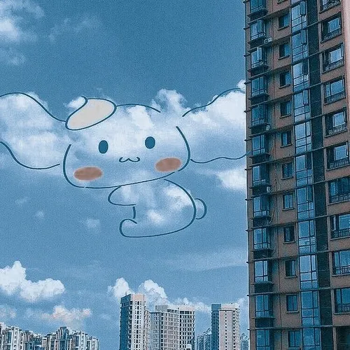 Ảnh profile Threads bầu trời xanh nhạt, nhẹ như bản nhạc sớm