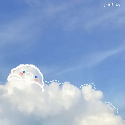 Ảnh avatar bầu trời xanh nhẹ nhàng, nhìn thôi cũng thấy mát