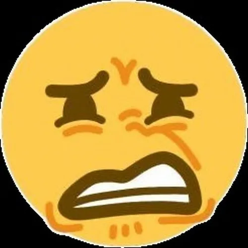 Ảnh troll sợ hãi với ánh nhìn thảng thốt và mồm hé khẽ