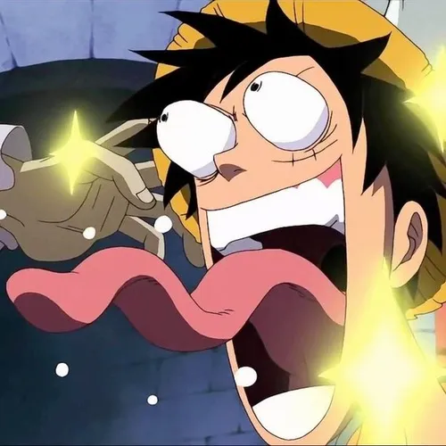 Meme Luffy nêu dáng đứng thách thức giữa biển cả rộng lớn