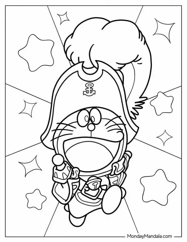 Bộ tranh tô Doraemon giúp bé vừa học vừa thư giãn