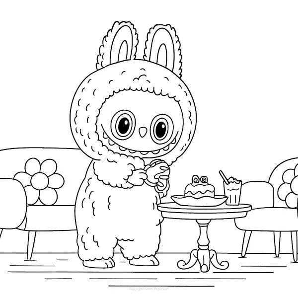 Hướng dẫn tô màu Labubu đẹp và sáng tạo cho trẻ nhỏ