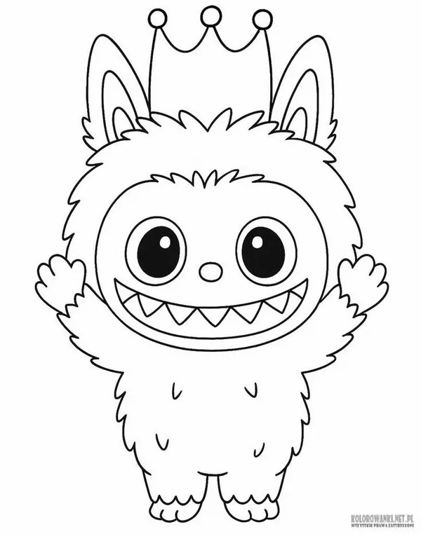 Trang tập tô Labubu tạo niềm vui cho bé học vẽ mỗi ngày