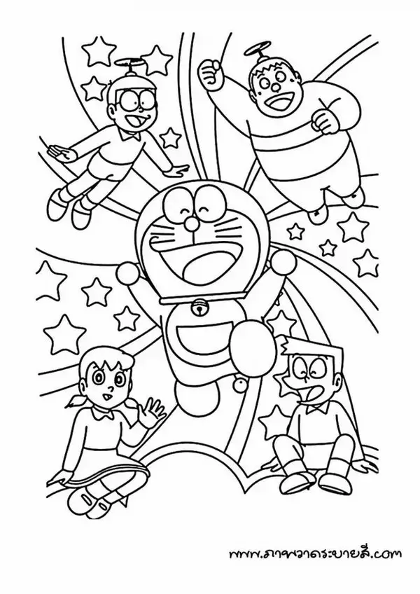 Trang tập tô Doraemon với túi thần kỳ phát triển sáng tạo