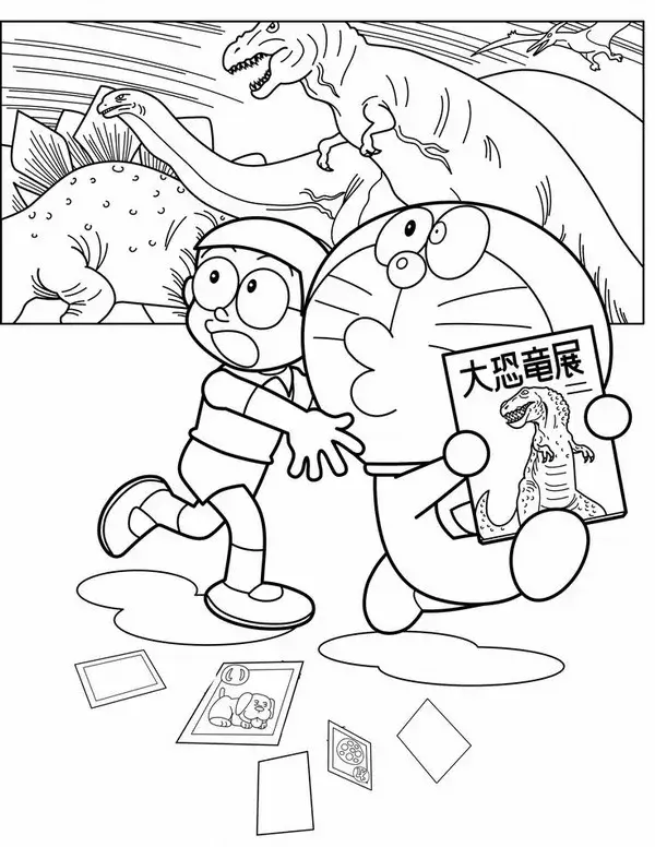 Trang tập tô Doraemon và Chaien cực kỳ sinh động cho trẻ