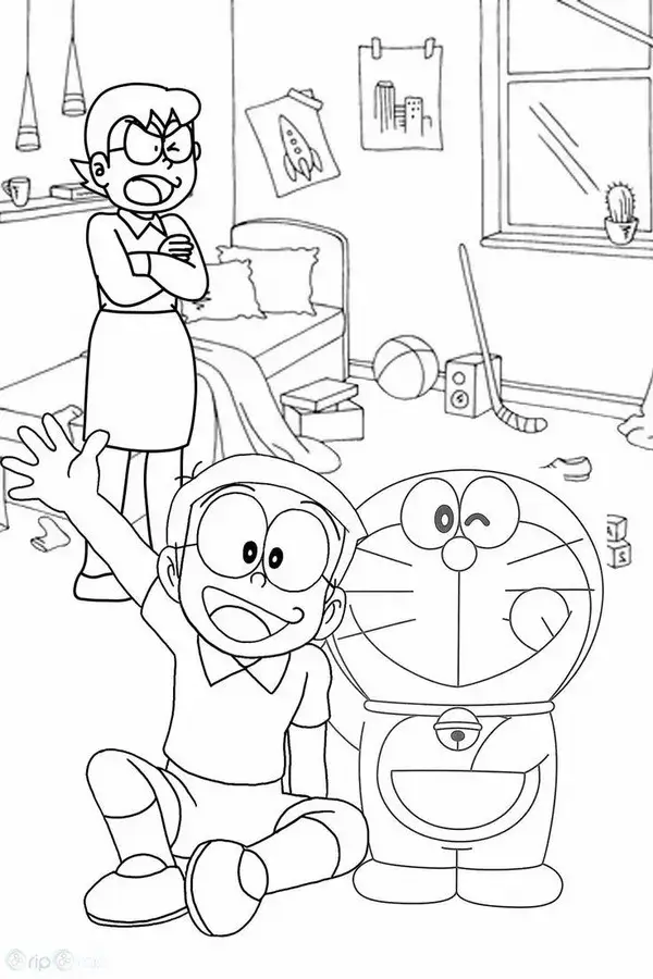 Bộ tranh Doraemon phiêu lưu cùng Nobita và Shizuka