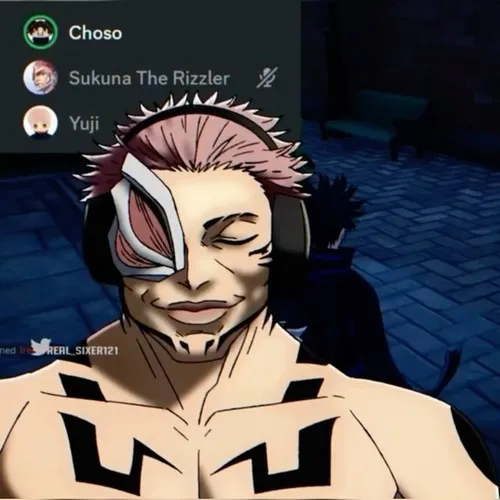 Meme Sukuna thể hiện tư duy chiến đấu sắc bén trong khoảnh