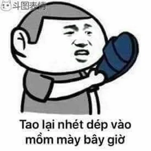 Gương mặt troll ngơ ngác mô tả pha xử lý chậm đầy thú vị.