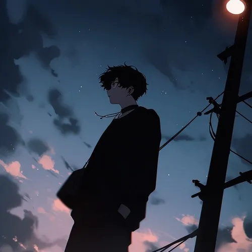 Hình đại diện cute biểu cảm lặng trong tiêu cự mỏng lạnh lùng