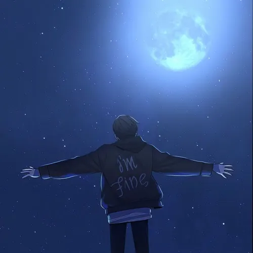 Avatar dễ thương dáng ngồi cúi cạnh quán vắng chiều đầy nỗi niềm