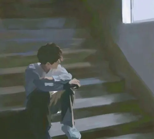 Gợi ý ảnh đại diện buồn với film grain đem lại cảm giác cũ và lặng