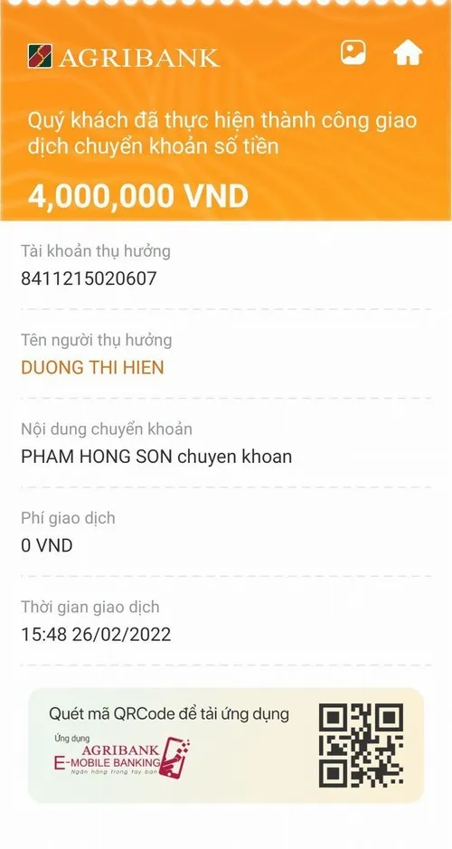 Ảnh chuyển khoản Shinhan Vietnam số liệu lệch trông giả ngay