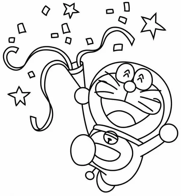 Bé học được tinh thần giúp đỡ bạn bè qua tranh tô Doremon