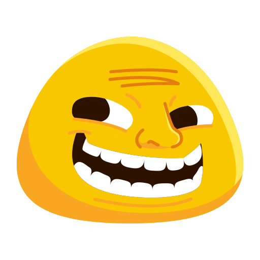 Ảnh troll nhếch môi với nụ cười lệch và ánh nhìn sắc