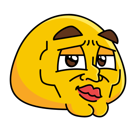 Hình meme vui giật mình với nét run run và mặt căng cứng