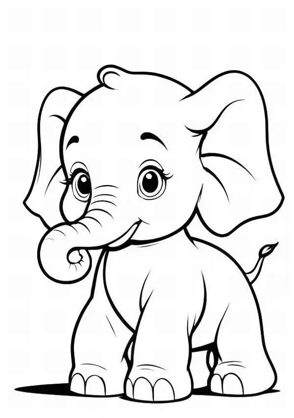 Trang tô voi con học phun nước lên cao