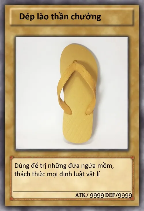 Giải mã lá bài dép lào mạnh nhất hệ meme giúp bạn phản dame cực tinh tế