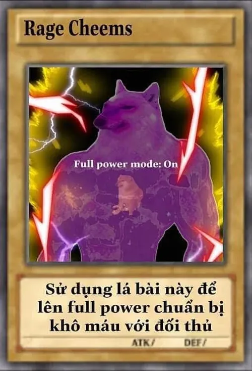 Meme lá bài mạnh nhất dựa sức mạnh nền tảng cực ổn định