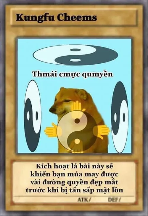 Ảnh chế lá bài phản dame dùng độ bất ngờ tạo cú chốt đẹp