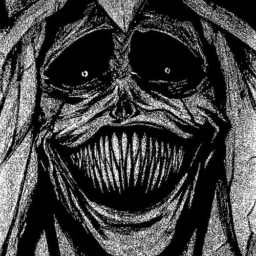 Mặt troll ác quỷ nụ cười nhếch đầy hiểm ý