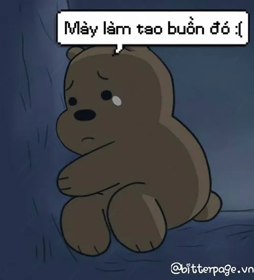 Hình meme hài kết thúc yêu phóng đại cảm xúc day dứt hóa nụ cười chua chát