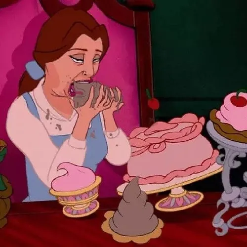 Ảnh hài Lọ Lem lật đật chạy theo lịch họp dày