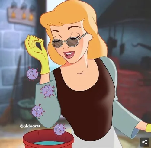 Meme công chúa Aurora ngủ gật đúng lúc họp nhóm