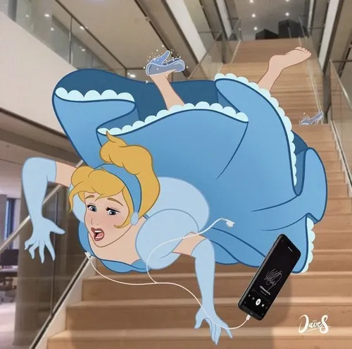 Khoảnh khắc Ariel tò mò nhìn đồng nghiệp báo cáo