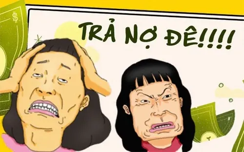 Meme đòi nợ mô tả hóa đơn dài hơn cả tâm trạng cuối tháng