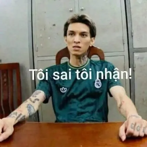 Hình troll kẻ hầm hố xoay cổ tay tạo cảm giác chuẩn bị hành động