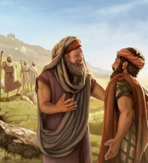 Ảnh vui hòa giải mô tả cái huých nhẹ làm mềm lòng.