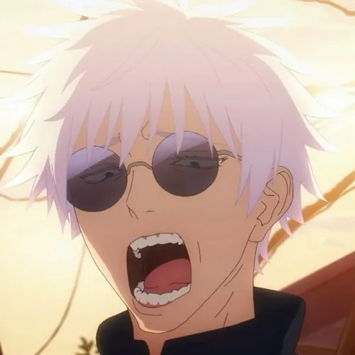 Ảnh vui Gojo lạnh lùng ngồi xếp chân đọc sách chú thuật.