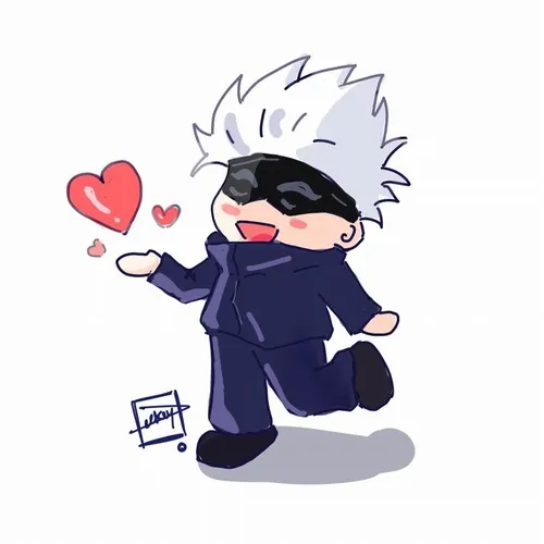 Ảnh vui Gojo ném ánh nhìn đầy ẩn ý.