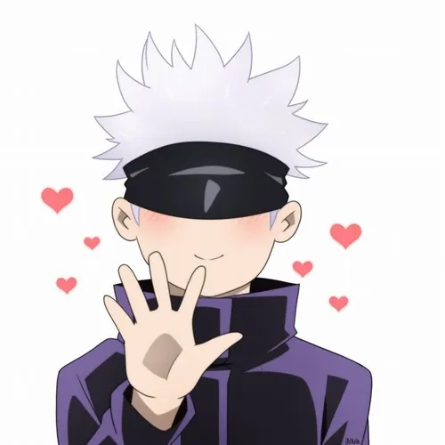 Ảnh chế Gojo chibi cùng Yuta chơi trò đố vui.