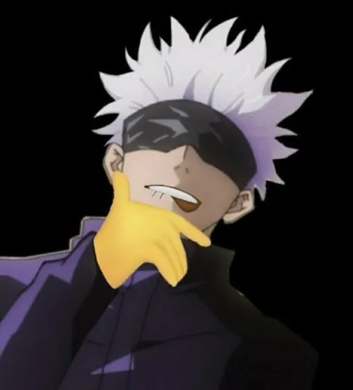 Meme hài Gojo chibi trượt ngã khi đang dạy học trò.