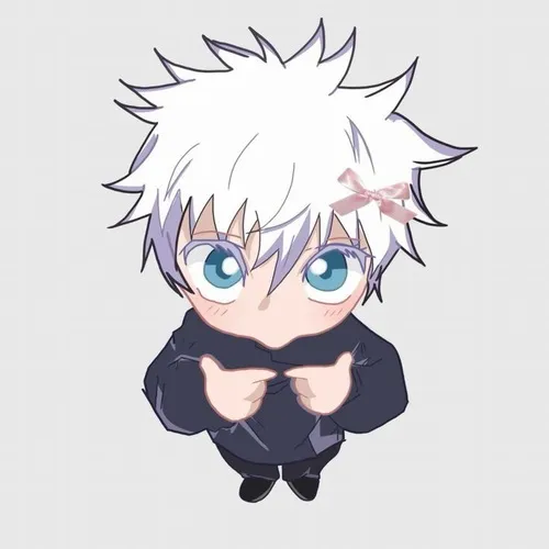 Ảnh chế Gojo ngầu đang “pose” giữa ánh sáng xanh huyền ảo.